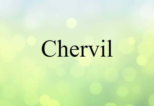 chervil