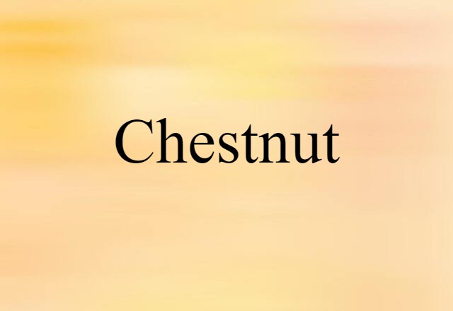 chestnut