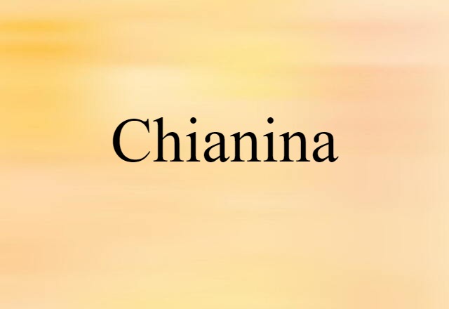 Chianina