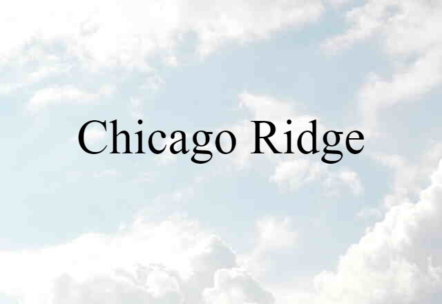 Chicago Ridge