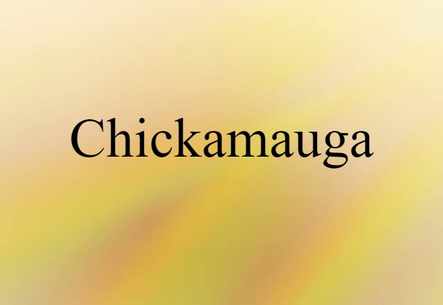 Chickamauga