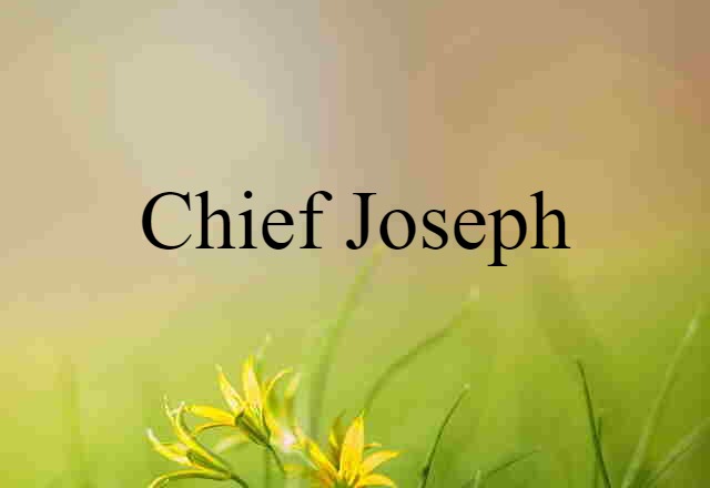 Chief Joseph