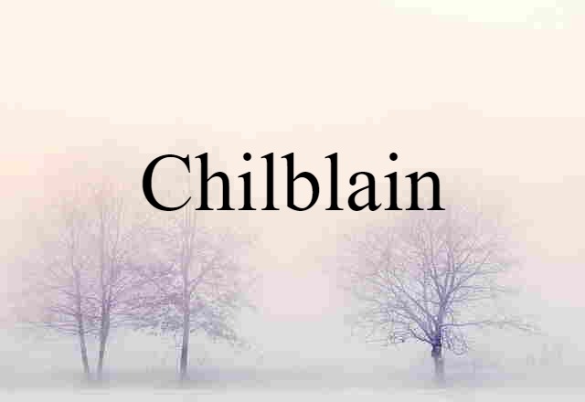 chilblain