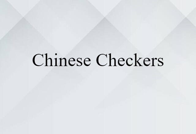 Chinese checkers