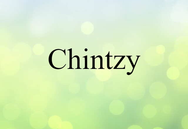 chintzy