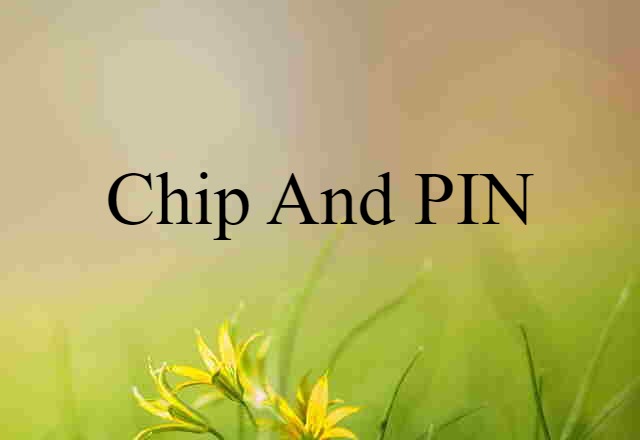 chip and PIN