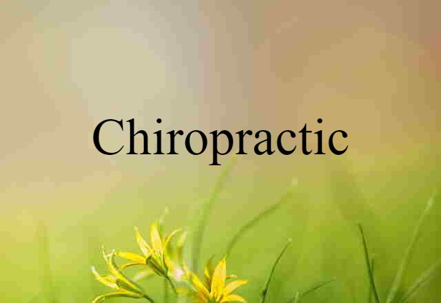 chiropractic