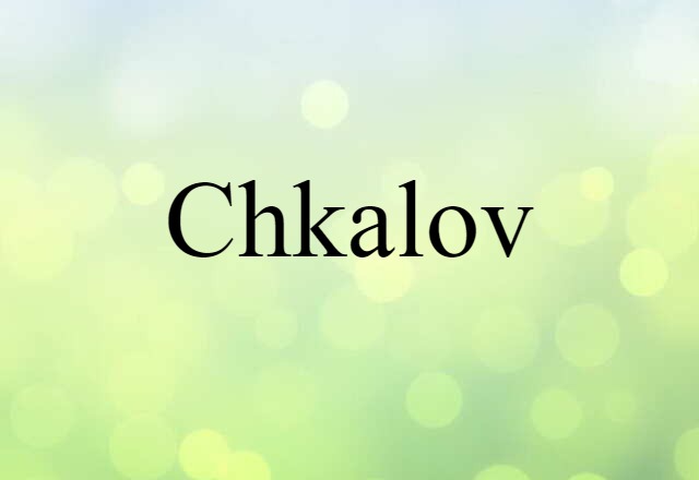 Chkalov