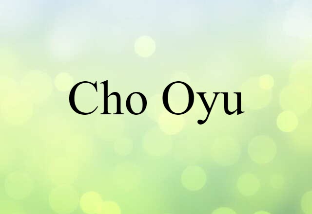 Cho Oyu