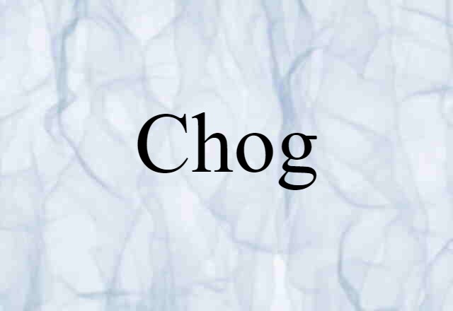 Chog (noun) Definition, Meaning & Examples