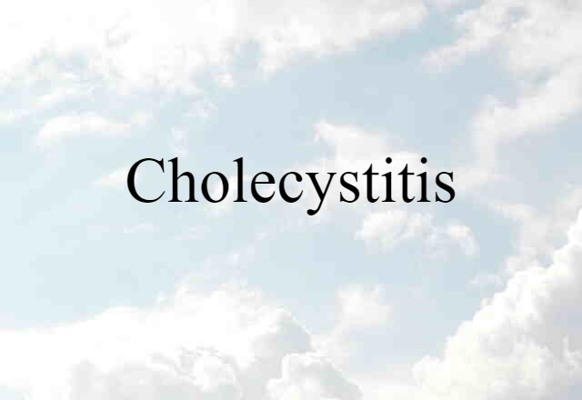 cholecystitis