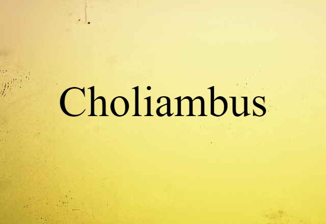 choliambus