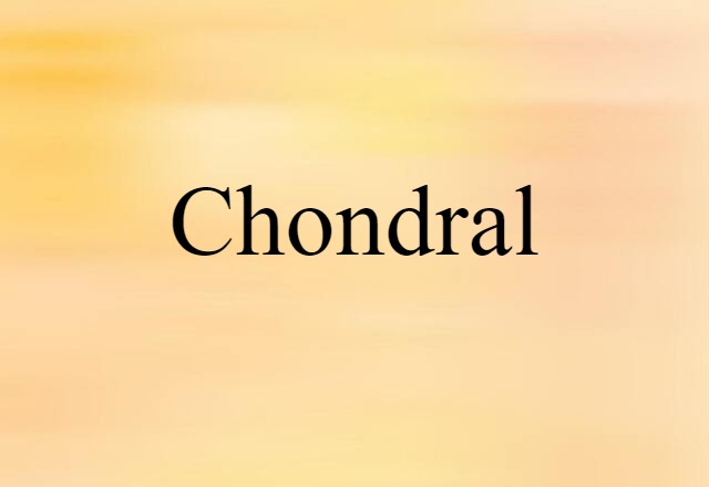 chondral