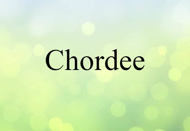 chordee