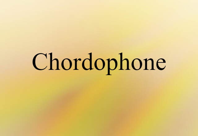 chordophone