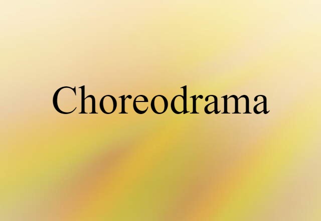 choreodrama