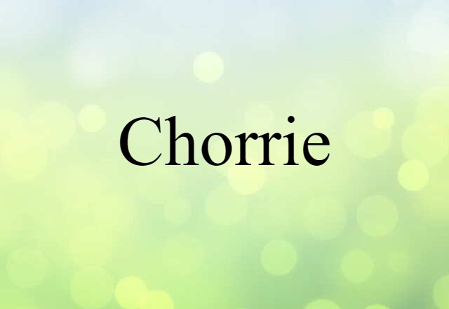 chorrie