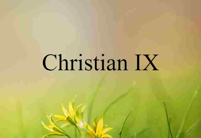 Christian IX