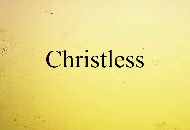 Christless