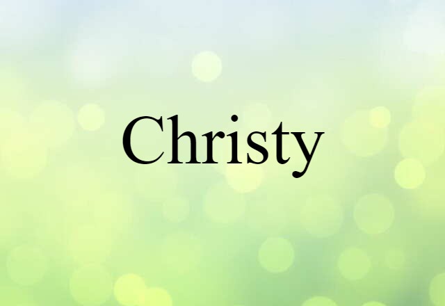 Christy