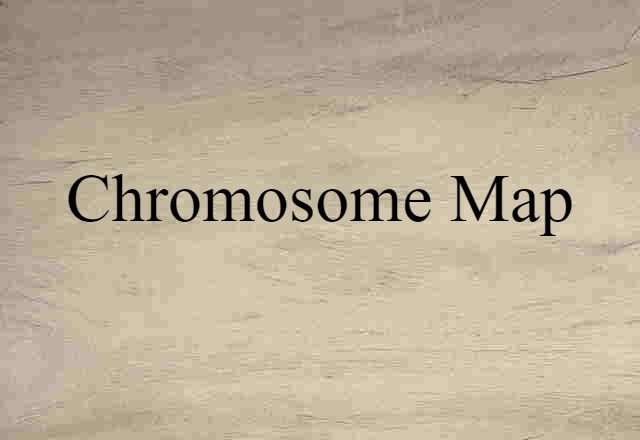 Chromosome Map (noun) Definition, Meaning & Examples