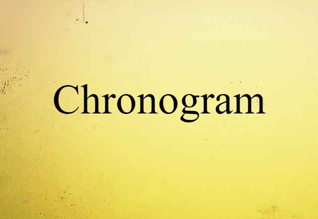 chronogram