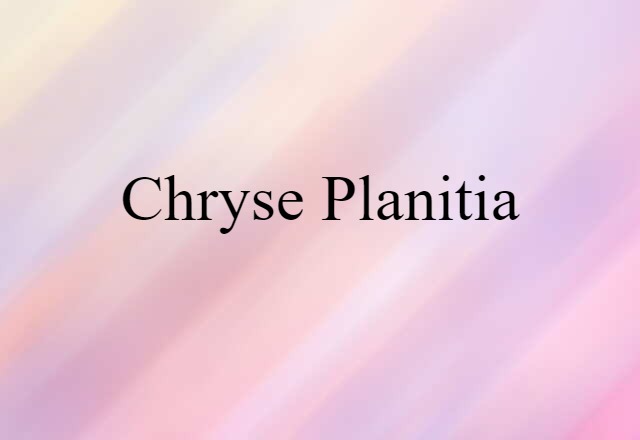 Chryse Planitia