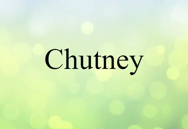 chutney