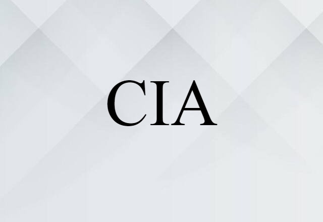 CIA