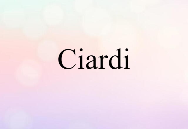 Ciardi