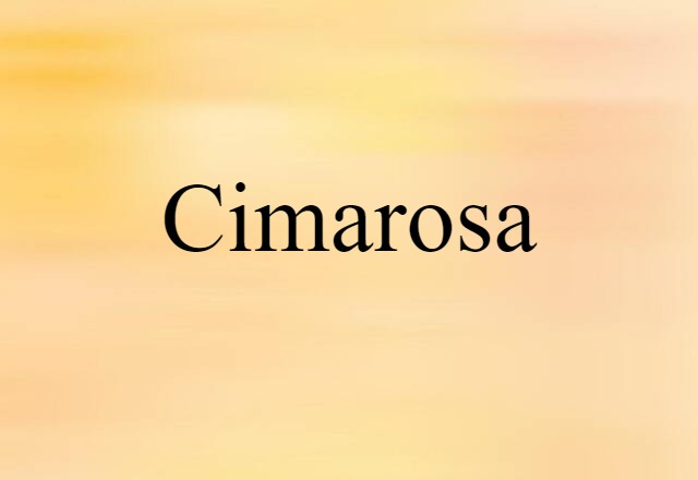 Cimarosa