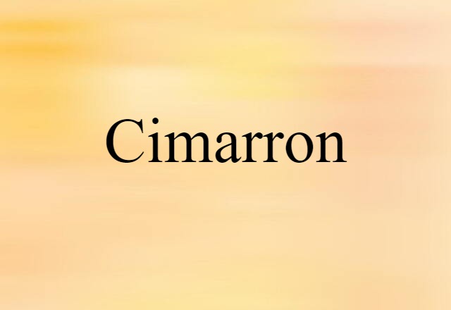 cimarron