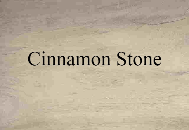 cinnamon stone