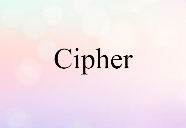 cipher