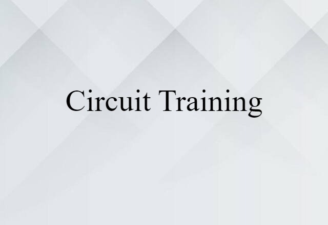 circuit training