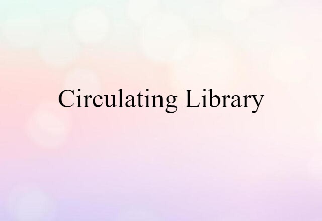 circulating library