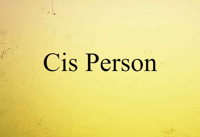 cis person