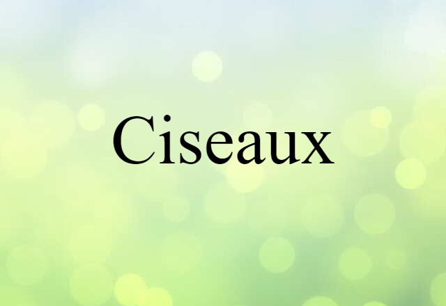 ciseaux