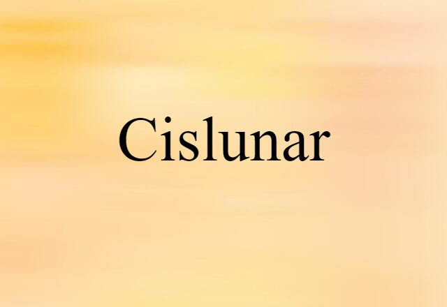 cislunar