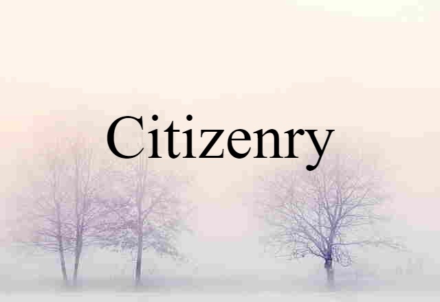 citizenry