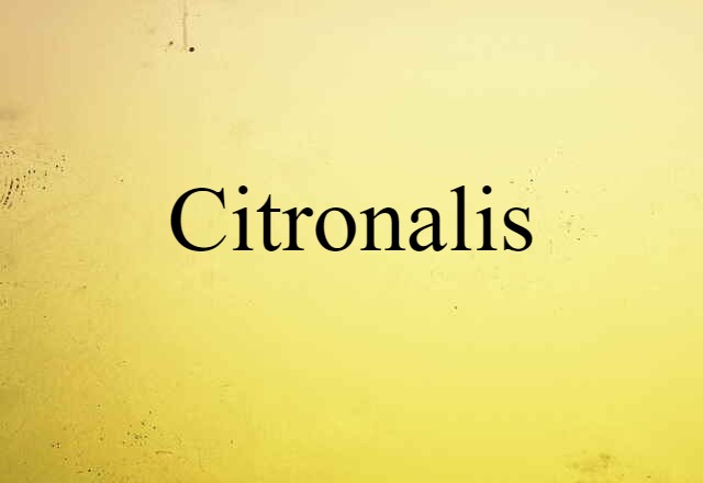 citronalis