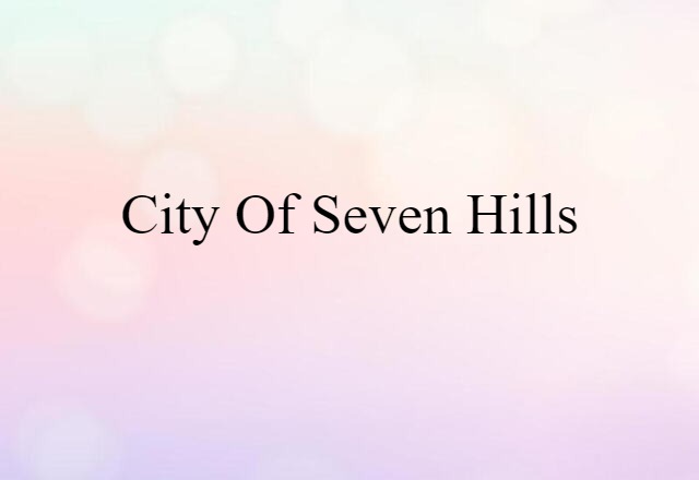 City of Seven Hills