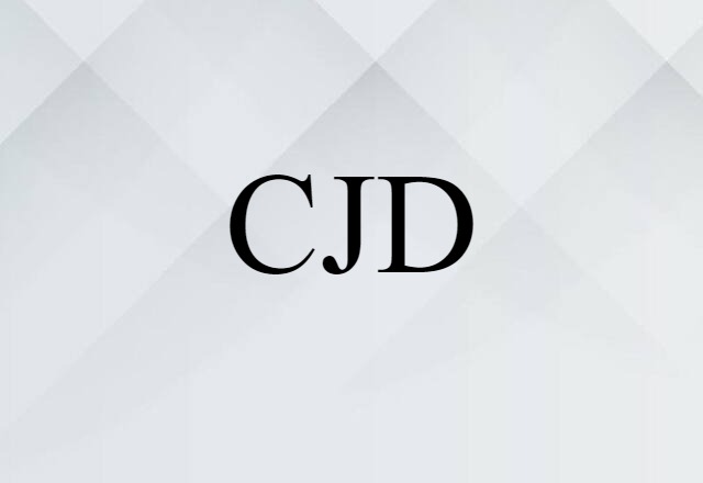 CJD