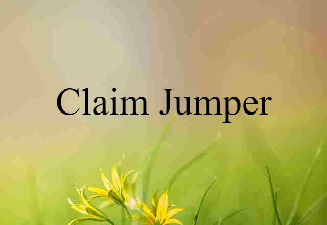 claim-jumper