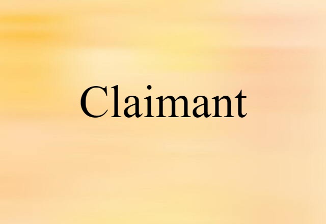 claimant