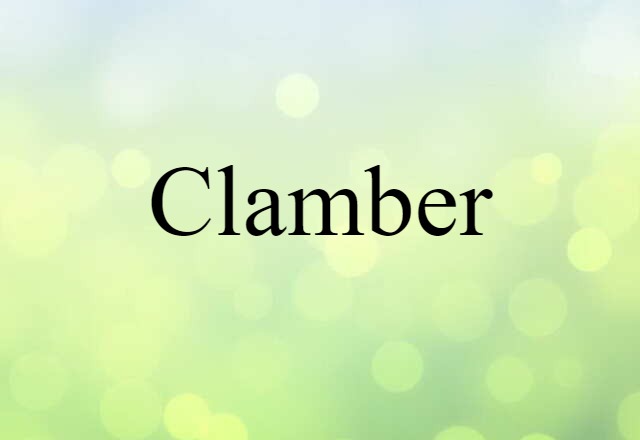 clamber