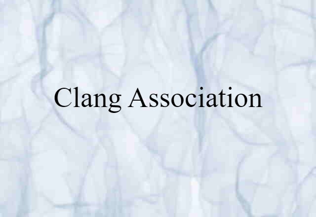 clang association