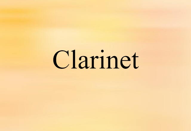 clarinet