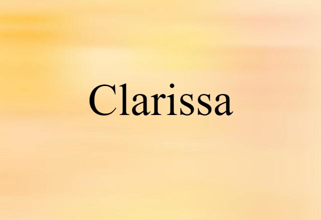 Clarissa