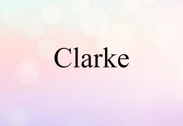 Clarke